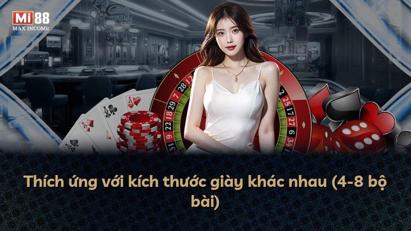 Thích ứng với kích thước giày khác nhau (4-8 bộ bài)