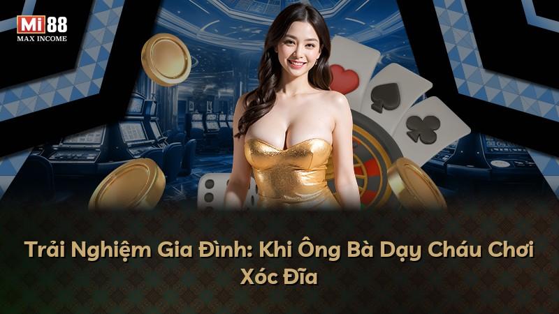 Trải Nghiệm Gia Đình: Khi Ông Bà Dạy Cháu Chơi Xóc Đĩa